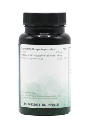 Chromium Picolinate 200µg - 60 Vegan Capsules