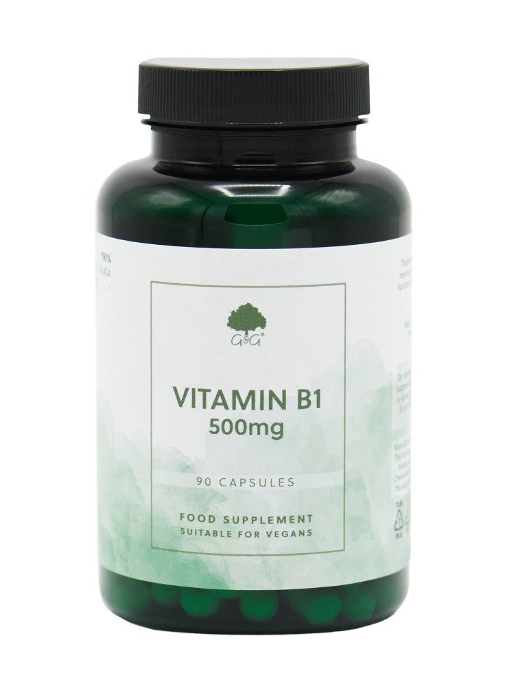 Vitamin B1 Thiamine 500mg - 90 Vegan Capsules